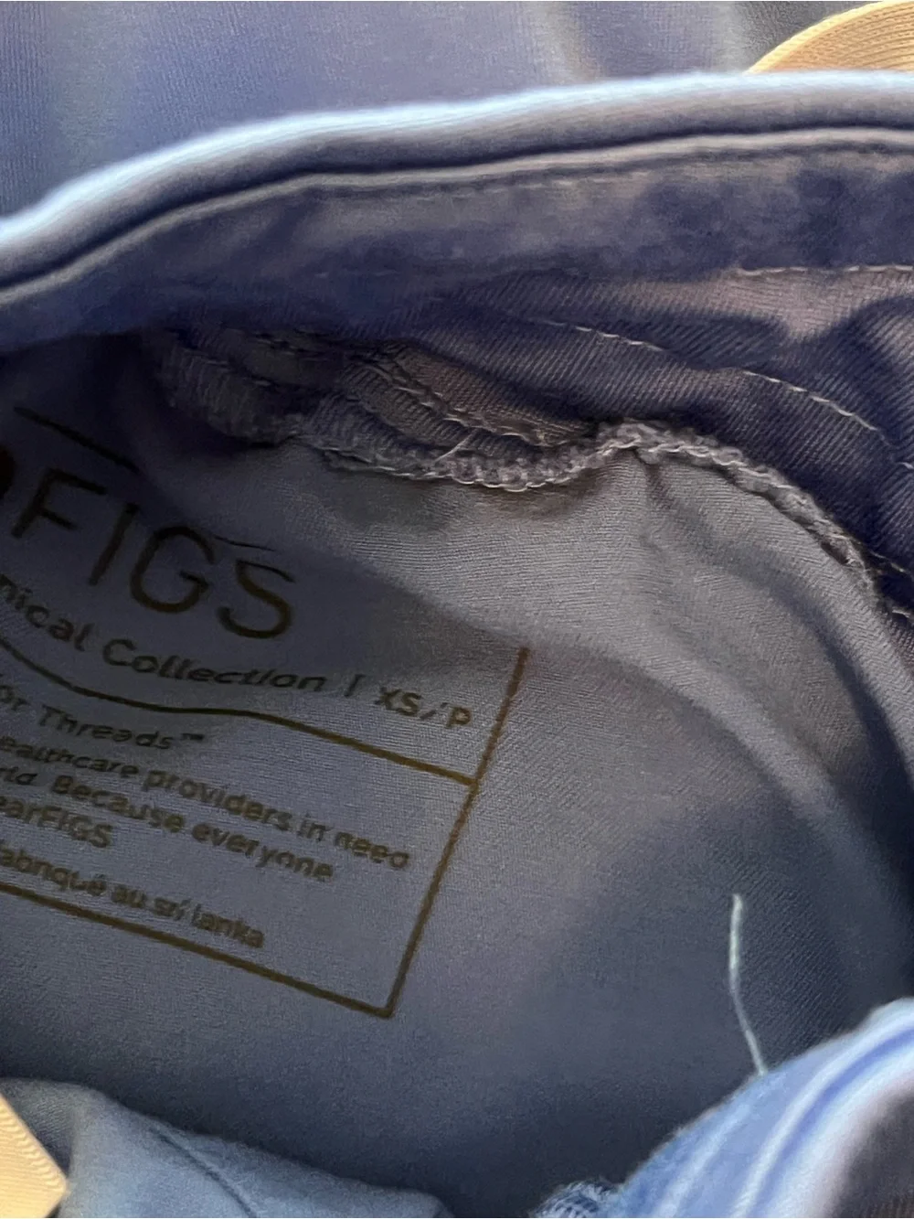 Figs Scrub Set in Slate Blue